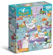 Гра-пазл DoDo Шукай та знаходь Котяче кафе, 100 елементів 300667