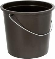 Ведро обычное хозяйственное 17 л черный
