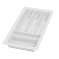 Лоток для столовых приборов Rejs PRO 230x490x45 мм фасад 300 мм пластиковый белый ТЕ13.2664.05.013