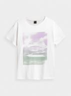 Футболка 4F D4Z21-TSD212-10S р.S белый