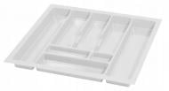Лоток для столовых приборов Rejs PRO 530x490x45 мм фасад 600 мм пластиковый белыйТЕ13.2667.05.013