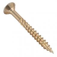 Шуруп конструкційний потайна головка snapt оцинкована сталь 5x100 мм 25 шт. жовтий (46867)