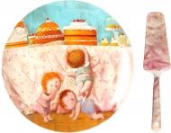 Блюдо для торта Lefard Солодке життя 26 см 924-200