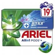 Капсулы для машинной стирки Ariel Все-в-1 Прикосновение свежего воздуха Lenor 19 шт.
