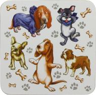 Набір підставок під склянки Lefard Улюбленці 2 шт. 9 см 924-034 Набір підставок під склянки Lefard Улюбленці 2 шт. 9 см 924-034