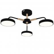 Люстра стельова Victoria Lighting LED з пультом 55 Вт чорний Land/PL3 black