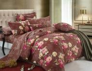 Комплект постільної білизни 2253А-2254В євро мульті Zastelli