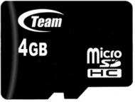 Карта памяти Team microSDHC 4 ГБ Class 10 (TUSDH4GCL1002)