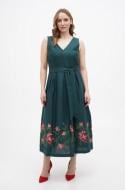 Платье Галерея льна Цветок 0248/46/1330 р.M зеленый