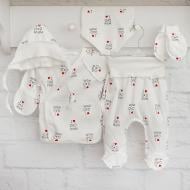 Комплект для новорожденных Blanka Леля белый р.50-56 110787