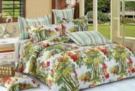 Комплект постельного белья XS1008/green olive евро мульти Zastelli