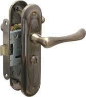 Замок врізний з ручками Katrin WC 47,5 мм бронзовий