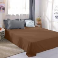 Простынь 15-1511 Mahogany Rose 2 шт. 180x210 см темно-коричневый Zastelli