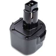 Акумулятор PowerPlant 9,6V 2,0Ah для шуруповертів та електроінструментів DeWALT (DE9036) TB920853