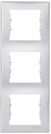 Рамка трехместная Schneider Electric Sedna вертикальная алюминий SDN5801360