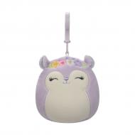 Мягкая игрушка SQUISHMALLOWS на клипсе Белка Сидни 9 см разноцветный SQCP00180
