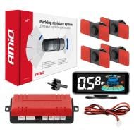 Парковочная система AMiO LED-GRAF 3D 4 датчика черная 16,5 мм (03190) Парковочная система AMiO LED-GRAF 3D 4 датчика черная 16,5 мм (03190)