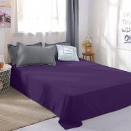 Простынь 19-3424 Sunset Purple 2 шт. 240x220 см фиолетовый темный Zastelli