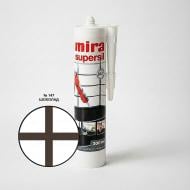 Герметик силиконовый Mira санитарный Supersil 147 шоколад 300 мл