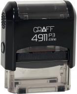 Оснастка для штампа автоматическая Р3 Glossy GRF42104-01 черная GRAFF