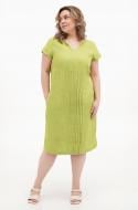 Платье Галерея льна Яшма 0447/56/911 р.XXL зеленый
