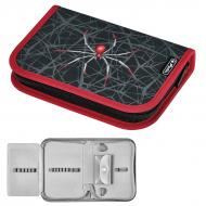 Пенал Standard Spider 50032853S Herlitz черный с красным