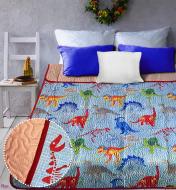 Покрывало 14638/14-1312 Pale Blush 145x210 см Zastelli голубой