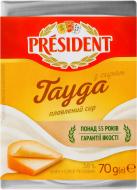 Сир Президент плавлений з сиром Гауда 38% 70г