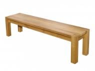Лавка Gramma Палермо 160х35 коричневый / дуб светлый