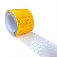 Светоотражающая лента snapt самоклеющаяся желтая 25x1000 мм 1 шт.