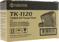 Тонер-картридж Kyocera TK-1120 + Chip 12100121C чорний