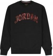 Свитшот Jordan J ESS HLDY FLC CREW FV7460-010 р.XL черный Свитшот Jordan J ESS HLDY FLC CREW FV7460-010 р.XL черный