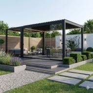 Стеклянная раздвижная дверь для беседки Home4You MIRADOR-111 4 м