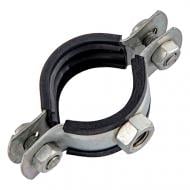 Хомут із гумовою прокладкою з EPDM вставкою М8 snapt 47-53 мм 1 1/2" 25 шт. сталь