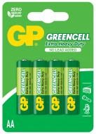 Батарейки солевые GP GREENCELL 15G-2UE4 1.5V AA (пальчиковые) 4 шт.