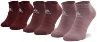 Шкарпетки Adidas Cushioned Low-Cut HE4984 р.L червоний 3 шт.