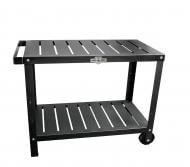 Стол металлический Daddy Smoke на колесах 50x96 см черный