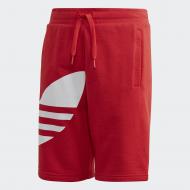 Шорты Adidas BG TREFOILSHORT FM5658 р. 140 красный