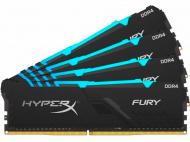 Оперативная память Kingston DDR4 SDRAM 64 GB (4x16GB) 3600 MHz (HX436C18FB4AK4/64) HyperX Fury RGB