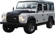 Автомодель Bburago 1:32 LAND ROVER DEFENDER 110 білий синій 18-43029