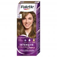 Фарба для волосся Palette Intensive Color Creme Long-Lasting Intensity Permanent Naturals 7-0 Середньо-русявий 110 мл