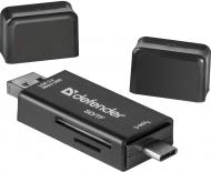 Кардридер Defender Multi Stick USB2.0 Type A/B/C - SD/TF 83206