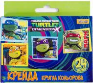 Крейда кольорова кругла 24 шт. Ninja Turtles 400197 1 вересня