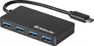 USB-хаб Defender Quadro Transfer USB3.1 Type-C - USB3.0, 4-port