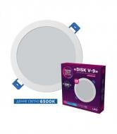 Світильник вбудовуваний (Downlight) ELM Disk V 9 Вт 6500 К білий 26-0055.