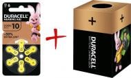 Батарейка Duracell для слухового аппарата PR70 6 шт. (+ Еко-бокс Duracell)