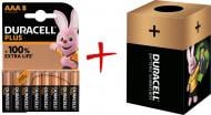 Батарейки Duracell Plus щелочные AAA (мизинчиковые) 8 шт. (+ Еко-бокс Duracell)