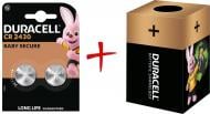 Батарейка Duracell Специальная литиевая тип "таблетка" CR2430 2 шт. (+ Еко-бокс Duracell)
