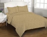 Комплект постельного белья полуторный BUBBLE BEIGE GOLD USA бежевый Zastelli