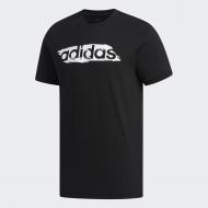 Футболка Adidas M BRSHSTRK V2 T FM6277 р.2XL черный